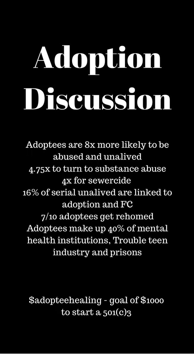 PolicingFamily's tweet photo. #AdoptionTruth #AdoptionIsTrauma https://t.co/CB2AXdmp31