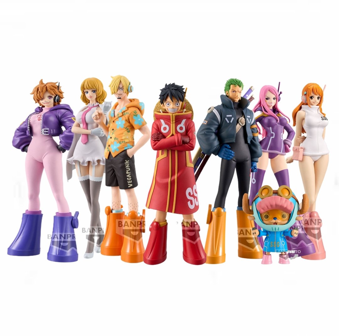 ワンピース フィギュア DXF エッグヘッド編 14体セット まとめ売り ONEPIECE エッグヘッド編 DXF 並べるとこんな感じに↓ ルフィ 4月発売