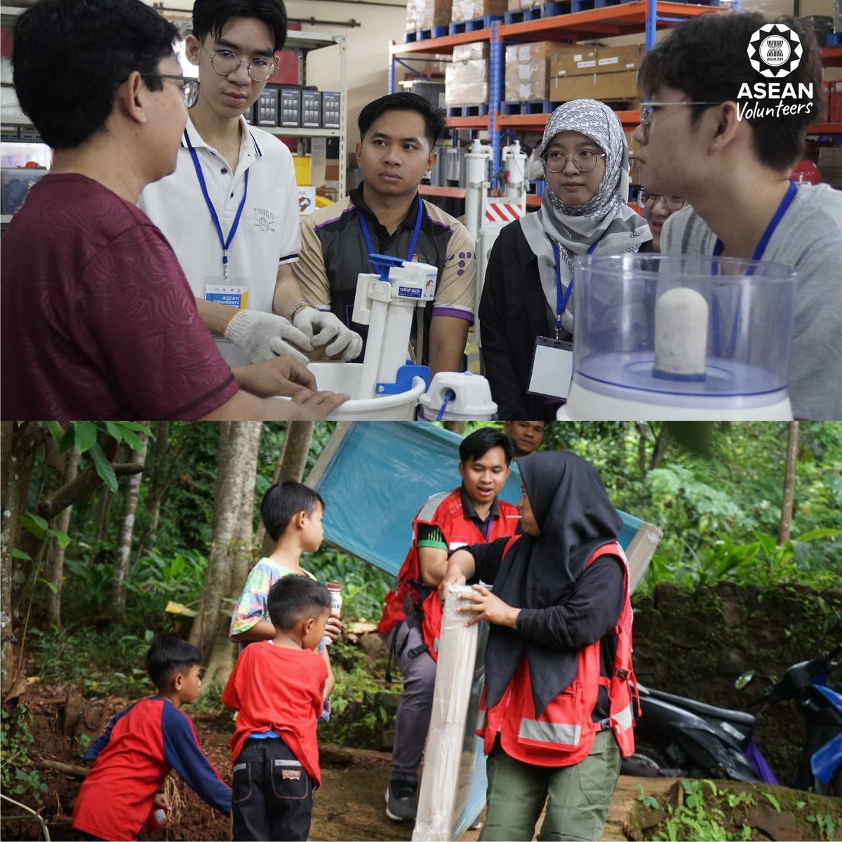ASEAN's tweet photo. The ASEAN Volunteers project is supported by the Government of Japan through the Japan-ASEAN Integration Fund #JAIF #JapanASEANIntegrationFund https://t.co/XdojTsDQht