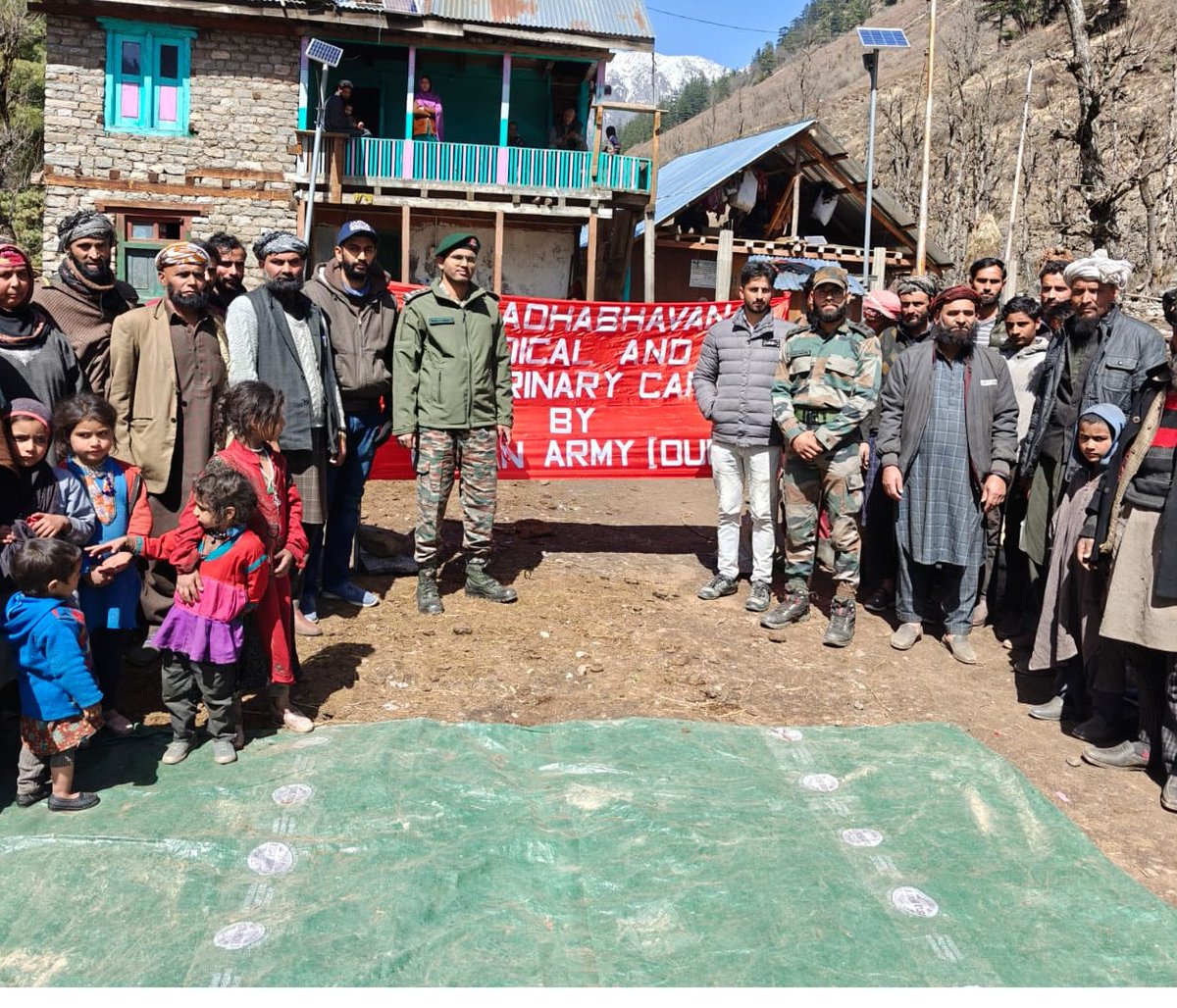 AkhtharShayia's tweet photo. #IndianArmy reaches out to #GujjarBakkarwal community in #Kishtwar. Medical & Veterinary Camp organised at Gujjar Kohan village in #Dacchan benefits locals and their livestock.
#BadaltaJK
#SmackDown
#WPL2024
#EcoFriendlyHoli
#AbseMobiKwik
The Rock
Ryan Reynolds
Gohan https://t.co/do6Ro1OKec