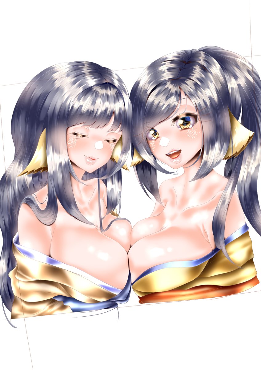 配信でちょいとあった うたわれを描きました
作品は見たことないんですが軽くキャラ内容を勉強しました 