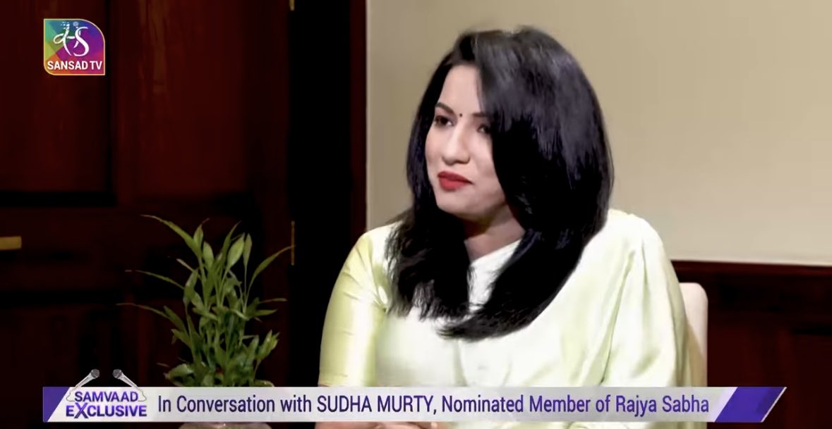 An interview that will be deeply etched in my mind….an exhilarating experience. Congratulations ⁦@SmtSudhaMurty⁩ Ma’am for being nominated to Rajya Sabha, you are a formidable trailblazer. youtu.be/ZCYtlY2oJgI?si…