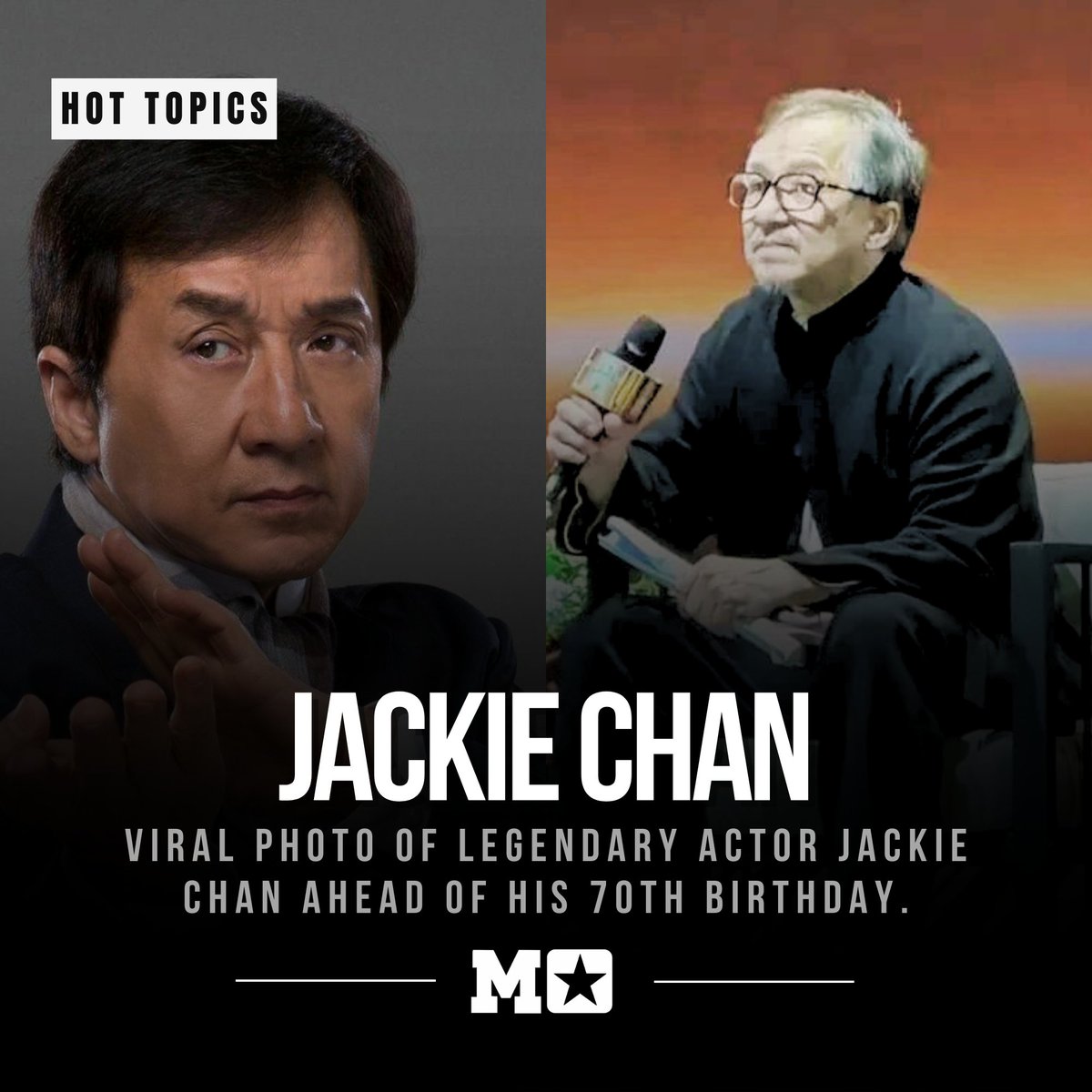 Viral photo of legendary actor Jackie Chan ahead of his 70th birthday❤️

#jackiechan #viralphotos