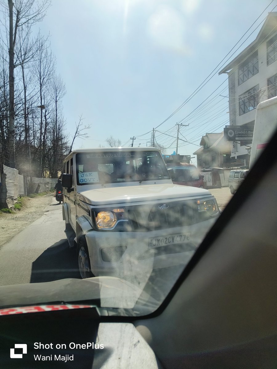 Wani Majid (@wanimajid14) on Twitter photo This is how a government vehicle breaks all traffic rules and becoming main reason for jamming at busiest Ganderbal chowk. Is this babu raj? Will some one act or the concerned ARTO will take action against this driver,let's see
<a href="/Traffic_hqrs/">J&K Traffic Police</a> <a href="/dcganderbal/">Deputy Commissioner Ganderbal</a> <a href="/OfficeOfLGJandK/">Office of LG J&K</a> This is how a government vehicle breaks all traffic rules and becoming main reason for jamming at busiest Ganderbal chowk. Is this babu raj? Will some one act or the concerned ARTO will take action against this driver,let's see
<a href="/Traffic_hqrs/">J&K Traffic Police</a> <a href="/dcganderbal/">Deputy Commissioner Ganderbal</a> <a href="/OfficeOfLGJandK/">Office of LG J&K</a>