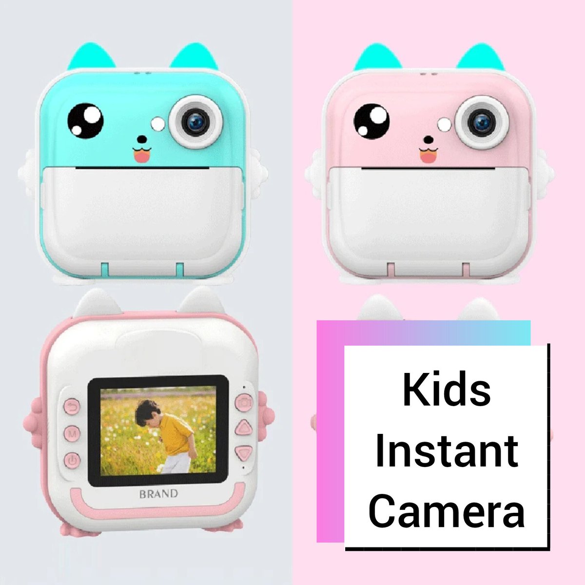 shopcuteo's tweet photo. The best toys for children💯😻
🔻kids Camera can print out a photo in seconds with upgraded thermal printing technology.
🔻This instant print camera for kids has built-in rechargeable 800mAh battery.
♻️Link in bio
♻️ Free shipping
#minicamera #mini_camera #camera #miniprinter https://t.co/ctS2ez434Z