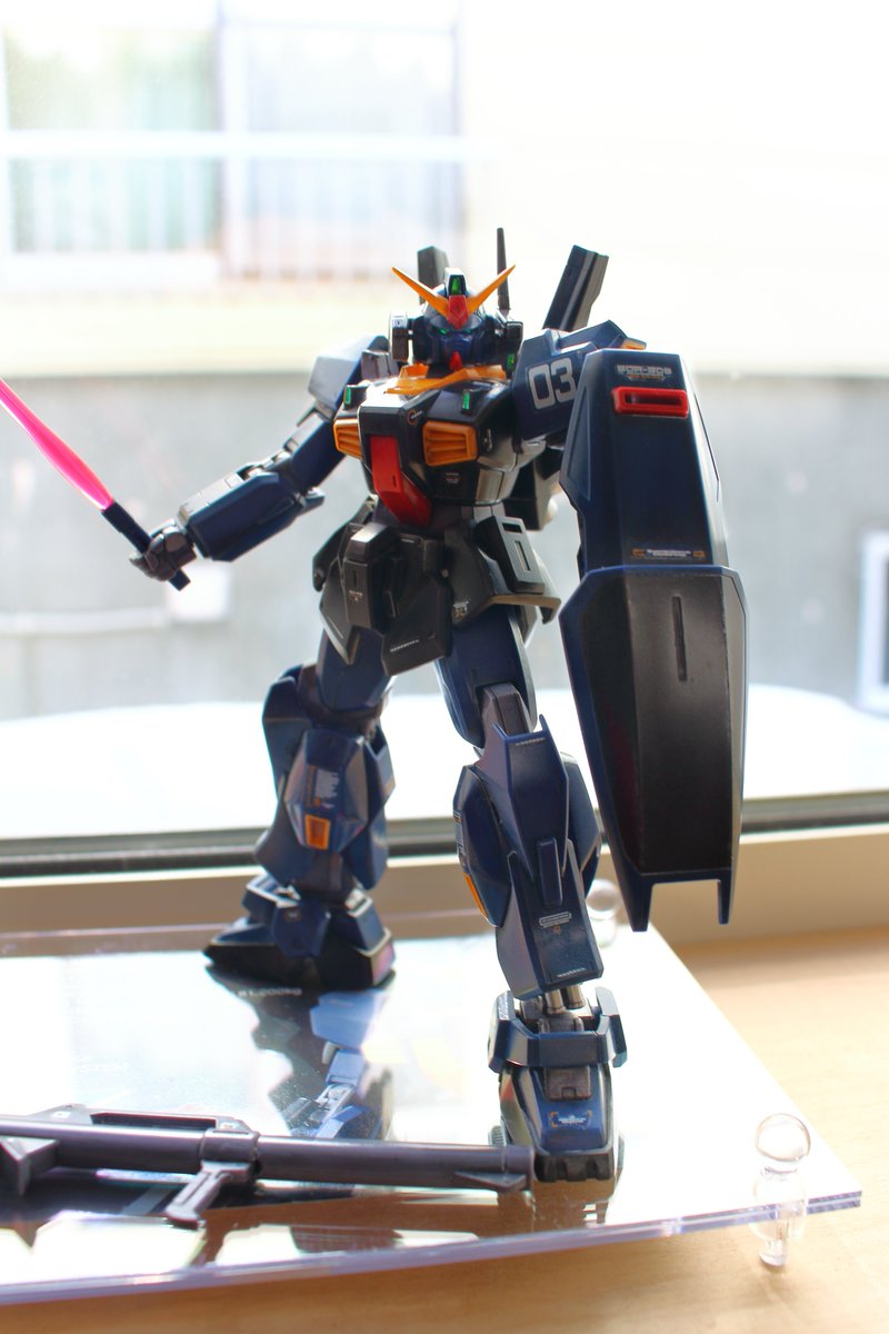 thebutton2828's tweet photo. 1/144 HGUC ガンダムMk-II(ティターンズ仕様)

ウォッシングとウェザリングが課題だったんだけど、途中で光沢に切り替えようとしたら両立しなくて変な感じになっちゃった。
#プラモデルライフ
#機動戦士ガンダムZ https://t.co/PMQhM1w1NV