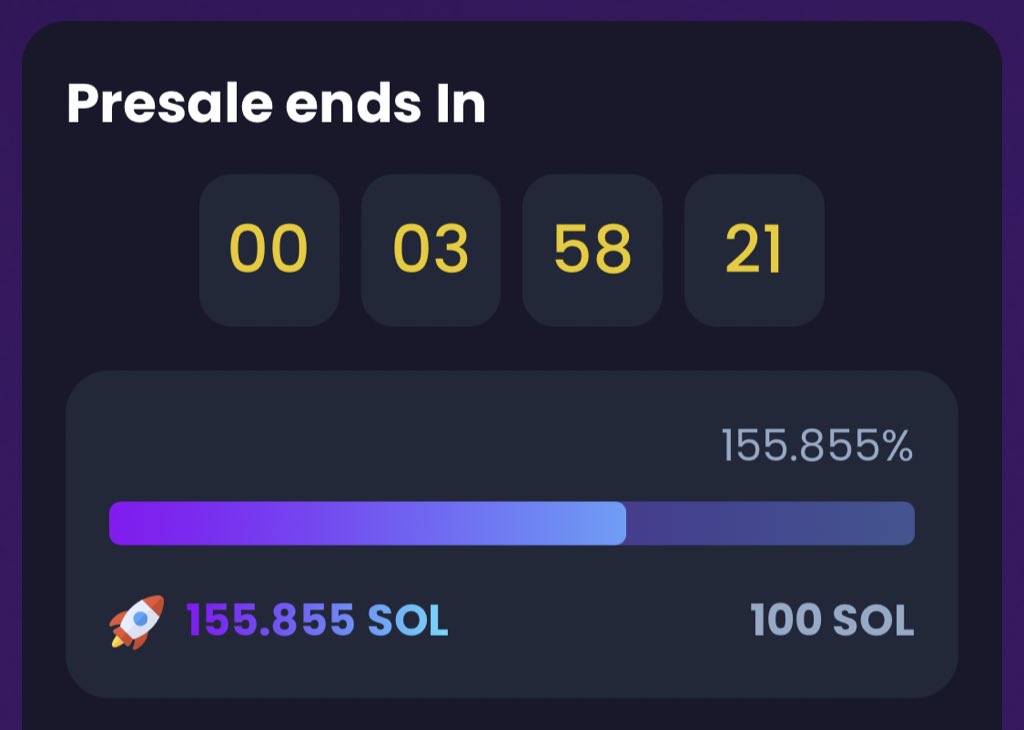 Just Under 4 hours left for presale, make sure you grab your bags and contribute for the better future of Amricaaa :

Solanapad Presale : 

solanapad.io/launchpad-list…

#Sol #Meme #Tremp #Boden #Solana