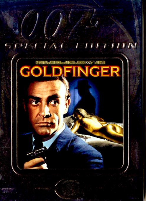 作業でバタバタの日々ですが、 落ち着いたら「007」シリーズを一気見したいなぁと思っています😊  実はまだ観たことがありません!  こちらの「007 ゴールデンフィンガー」には金粉塗れの美女が登場するらしい。