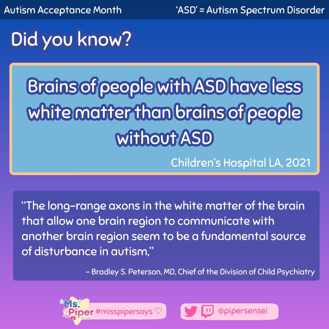 ⭐️ DYK? (Autism Acceptance Month edition)⭐️