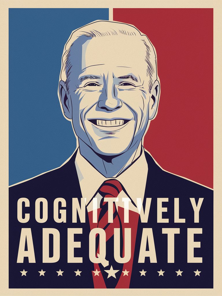 I can't imagine doing any better than arguably adequate. 

#Biden2024  
#BidenHarris4MoreYears