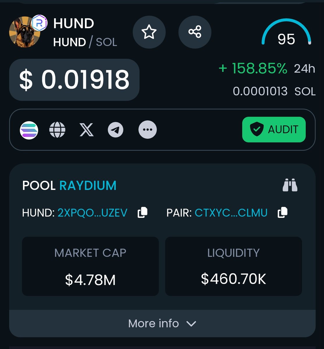 🔥Almost 2X Profit Runing 🔥

✔️TARGET 10X TO 50X 🔥

$HUND $HUND $HUND $HUND

<a href="/MuroCrypto/">Muro</a>  @HUNDMEMEcoin