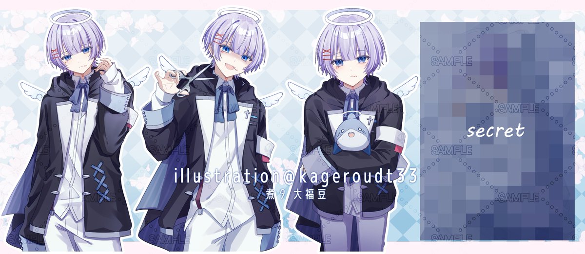 ゆらねろ。くんの春グッズにてイラストを多数担当させて頂きました