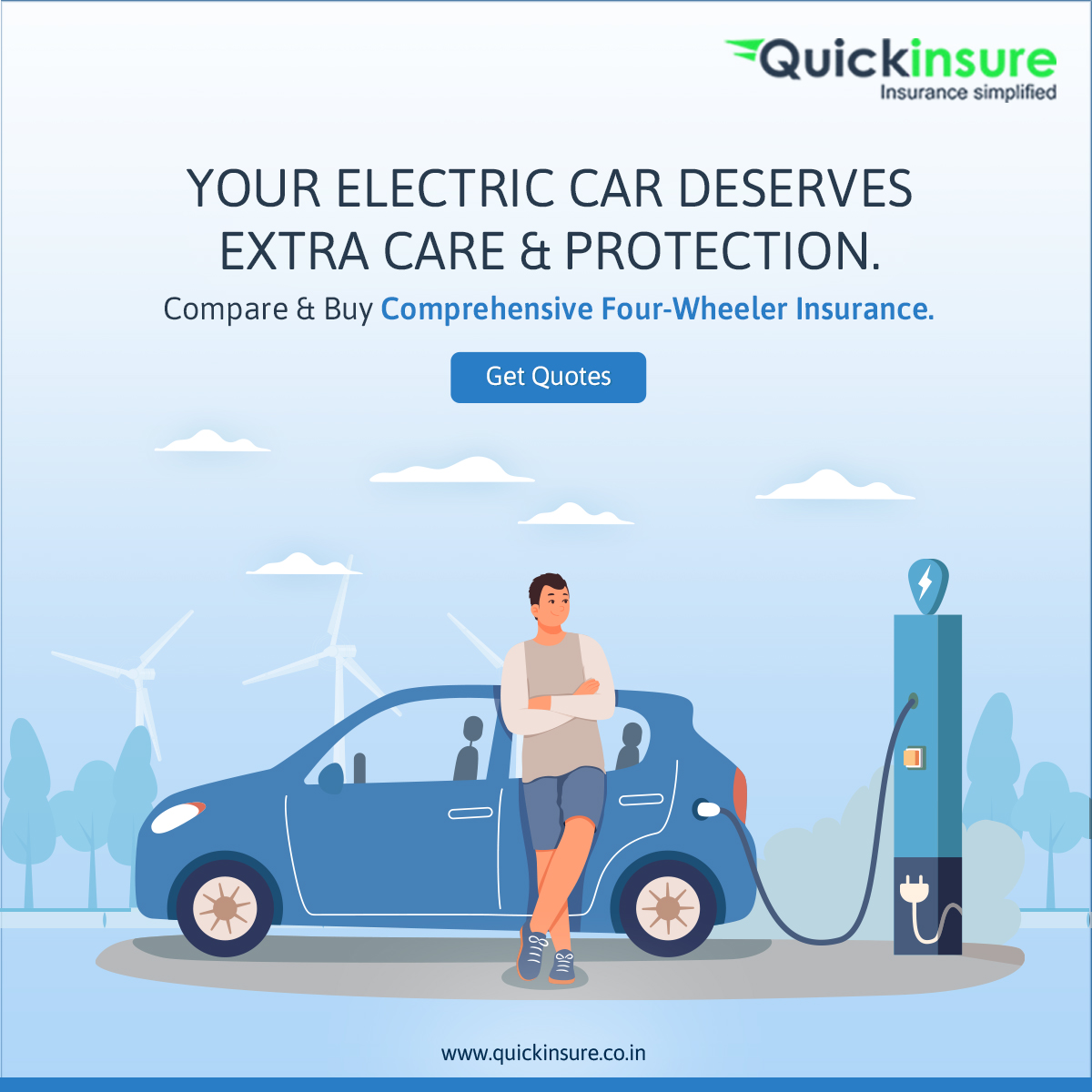 quickinsureInd's tweet image. Power your electric car's journey with comprehensive protection!
It’s time to secure your eco-friendly ride with the best  #FourWheelerInsurance. 
Visit us at bit.ly/44eSk1g &amp;amp; get your quote today!

#Insurance #Electriccar #Buynow #SaturdayVibes #Quickinsurance