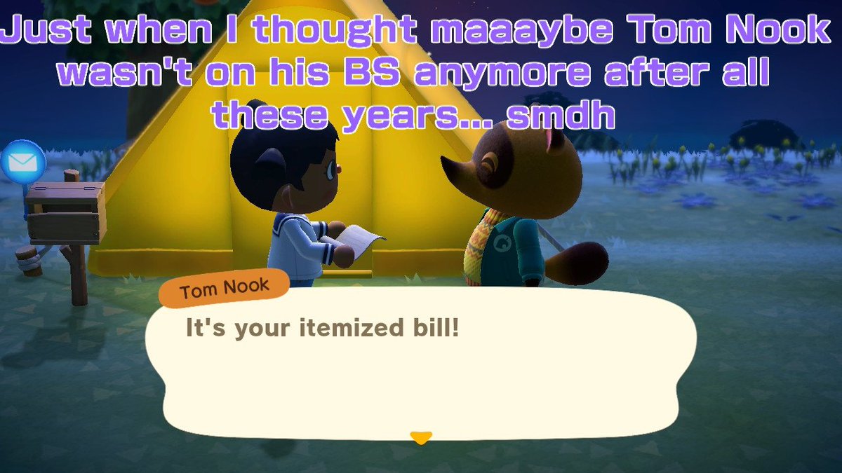 panda__loaf's tweet photo. I'll never trust this damn tanuki 🙄
#AnimalCrossingNewHorizons https://t.co/TY0gmgpu3r