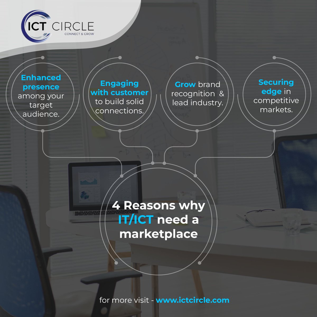 🌟 Marketing isn’t an option, it’s vital for all IT/ICT business.

Even with top notch offerings without marketing they remain unknown. 

Join ictcircle.com today

 Kick off your IT marketing journey with enthusiasm! 

#ict #ictbusiness #it #itbusiness #itb2bplatform