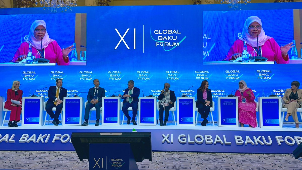 Great to be one of the speakers at X1Global Baku Forum in Azerbaijan together with distinguished leaders to discuss what objectives can be set for COP29 , moderated by Jean Baderschneider.