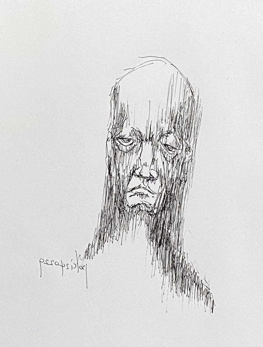 #イラストを左右反転させるとその人の本当の画力がわかる
豪快な歪みっぷり。 