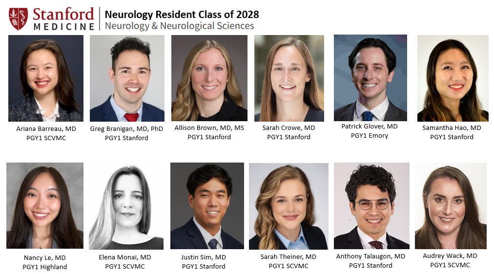Shreya Louis MD, MS (@shreyalouis) on Twitter photo Beyond excited to meet these wonderful new neurons 🧠 <a href="/Stanford_Neuro/">Stanford Neurology & Neurological Sciences</a>!
Welcome to the Stanford Neuro fam! 🎉
#StanfordNeurology #Match2024 #NeuroTwitter @NMatch2024 Beyond excited to meet these wonderful new neurons 🧠 <a href="/Stanford_Neuro/">Stanford Neurology & Neurological Sciences</a>!
Welcome to the Stanford Neuro fam! 🎉
#StanfordNeurology #Match2024 #NeuroTwitter @NMatch2024