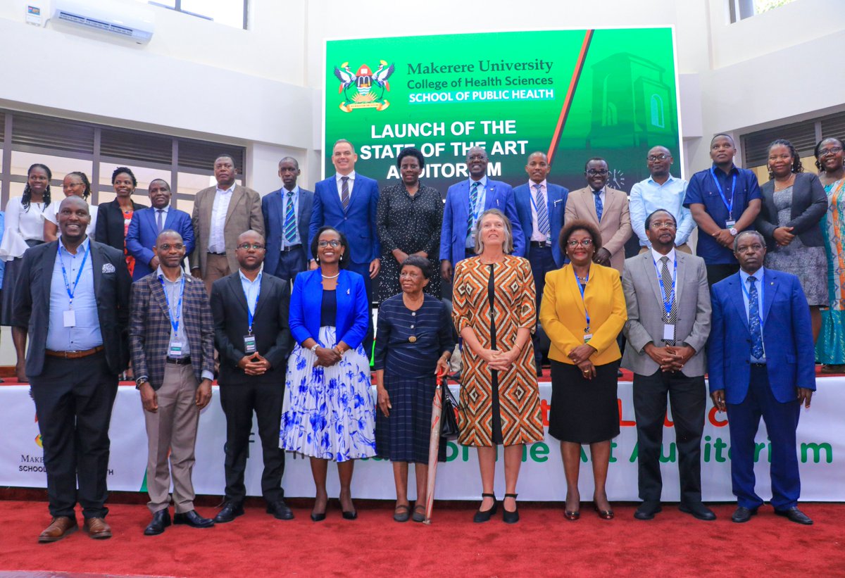 H.E @Karin_Boven, Ambassador of the Netherlands 🇳🇱 to Uganda 🇺🇬 officiated the launch of our newly constructed State of The Art Auditorium, a multipurpose hall equipped with the latest technical Audio-Visual upgrades.