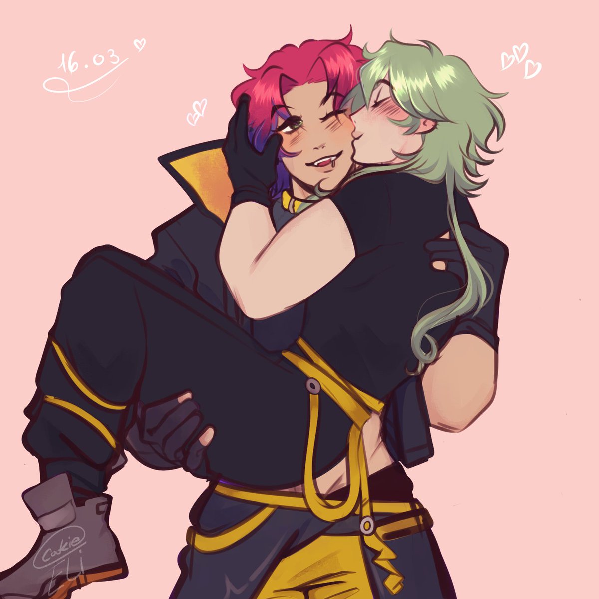 Ezreal day?¿ YIPPIEE 

Drawing my beloved

#Kaynez #Ezkayn #Kayn #Ezreal #heartsteel💜💚