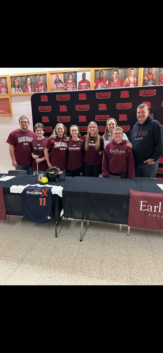 Happy signing day @Kamdyn2024 !! We are so proud of you and Earlham is lucky to you have for the next 4 years!!