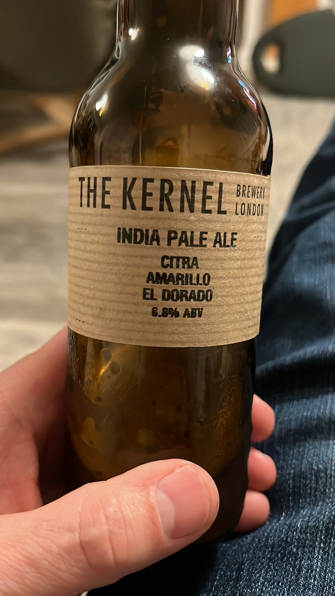 The best IPA I’ve ever had. Amazing. Thank you @monkigras and @kernelbrewery!