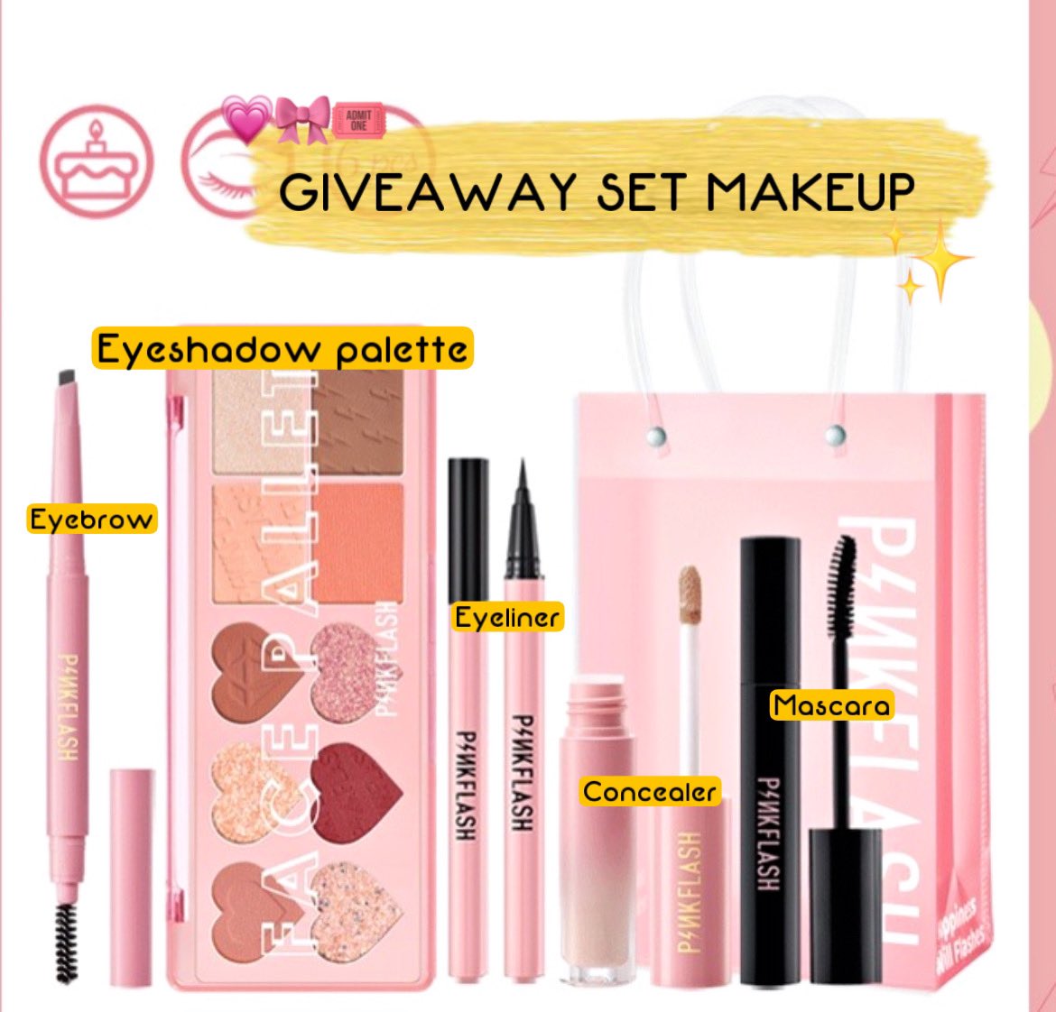 dairypinkid's tweet image. ‼️ QUICK GIVEAWAY ‼️
Set makeup buat bukber😇

Rules
Follow aku
RT + 🩷 tweet ini
Rep bebas

Close 18maret buat 1 orang dengan akun paling wangyyyy, goodluck!!