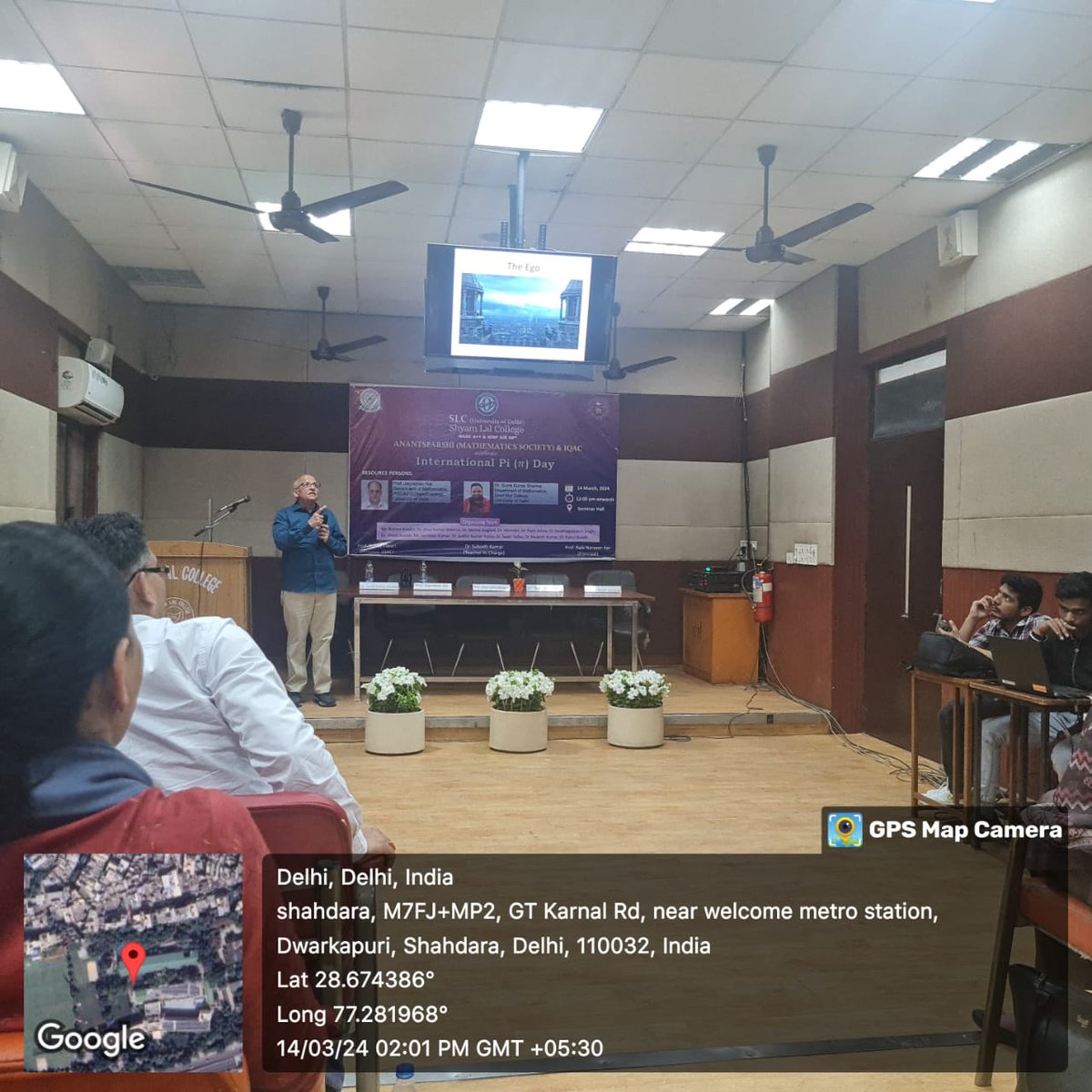 college_slc's tweet image. 🥳 Celebrating #PiDay2024, SLC conducted an insightful and fun talk by #MathMavens! 🎉 Seminar Hall was buzzing with π-riffic excitement as we honored the magic of mathematics! Let&apos;s keep the π-party going all year long! 🥧✨ #MathMania  🙌🏻🎈