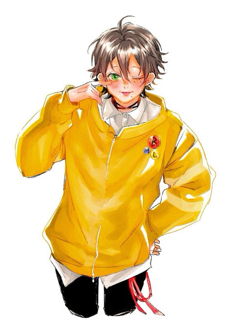 「pants yellow hoodie」 illustration images(Latest)