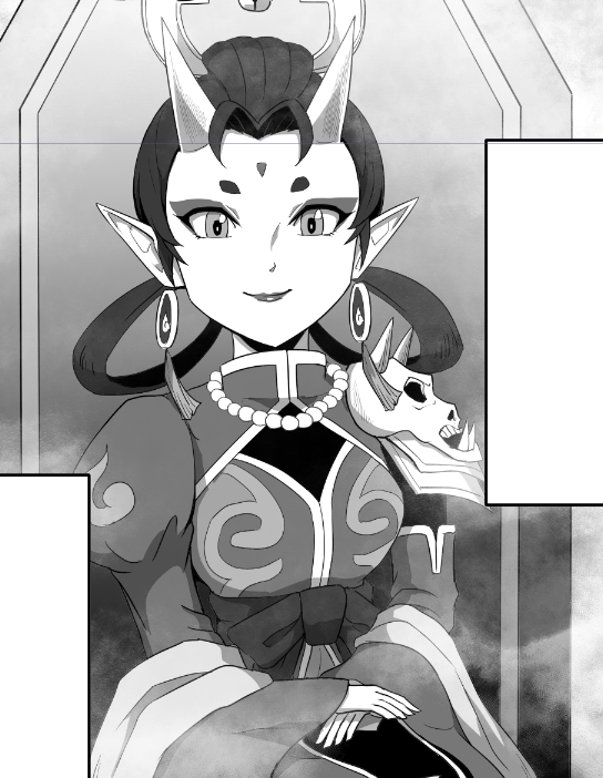 鬼族の姫様を描く👹 #妖怪ウォッチ 
