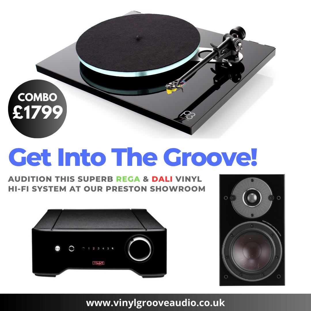 vinylgrooveaud's tweet photo. This is one of our best-selling classic #vinyl #hifisystems, with great synergy between all components, featuring:
@RegaResearch #RegaPlanar3 Turntable £880 #RegaBrio Amp £549 #DaliOberon 1 Speakers £399 Contact our #preston showroom for more details:
https://t.co/nyjEsjSuap https://t.co/IQQ47j8nUU