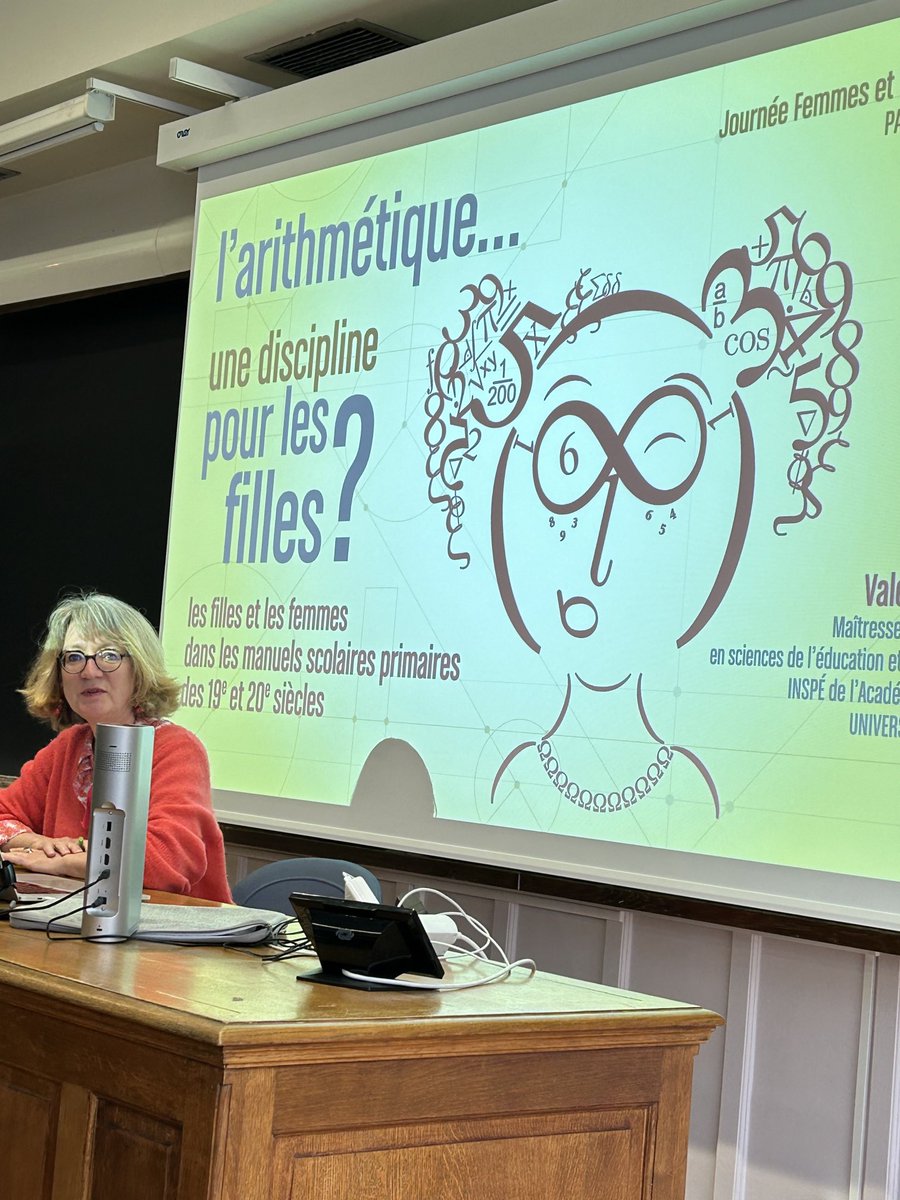 L’arithmétique est-elle une discipline pour les filles ? Par Valérie Legros, ⁦@InspeLimoges⁩