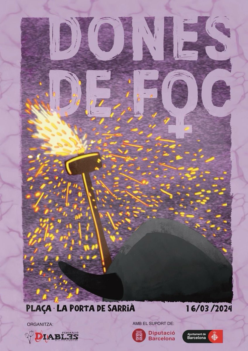 TRINIFOC's tweet photo. Avui a Sarrià DONES DE FOC 2024 @DiablesCiutatB https://t.co/MNRtho1VyZ