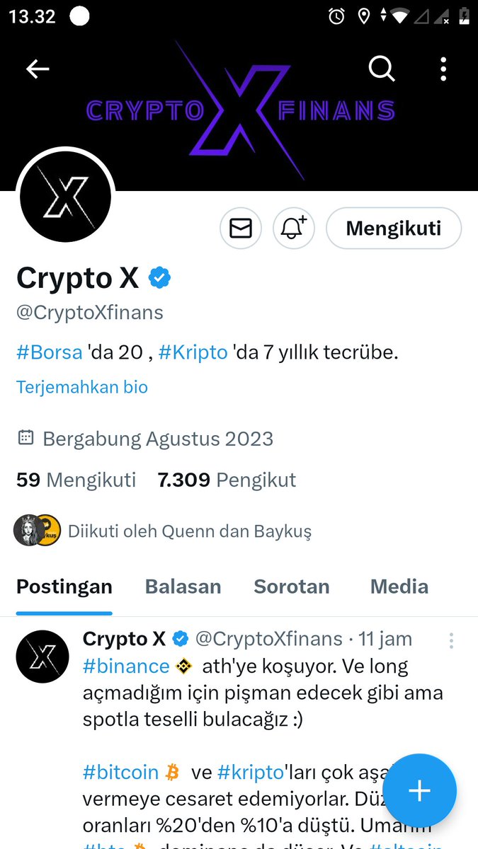 Acong_fi's tweet photo. @jihanicorn @KriptoQuennn @KriptoBaykusV2 @CryptoXfinans @WeWillWinTr Done https://t.co/WXhQhnRbCJ