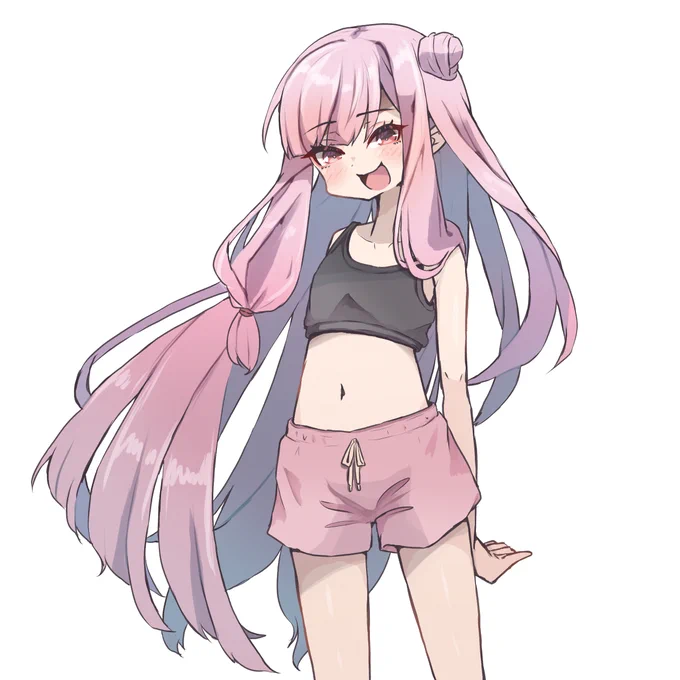 無性にメリハリない体の女の子描きたくなった茜ちゃんrkgk 