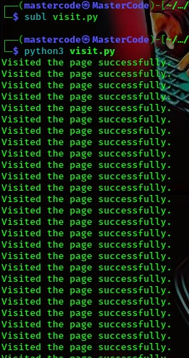 MasterCode112's tweet image. 🥷🥷🏹🏹🥷🔥🔥🥷🏹My automated tool can visiting the page without actually visiting the page 10000++ times,🥷🥷🏹🥷🏹😋💪 @0dayCTF  @peterChain7 @MalwarePeter  @blackninja233 @hashghost21