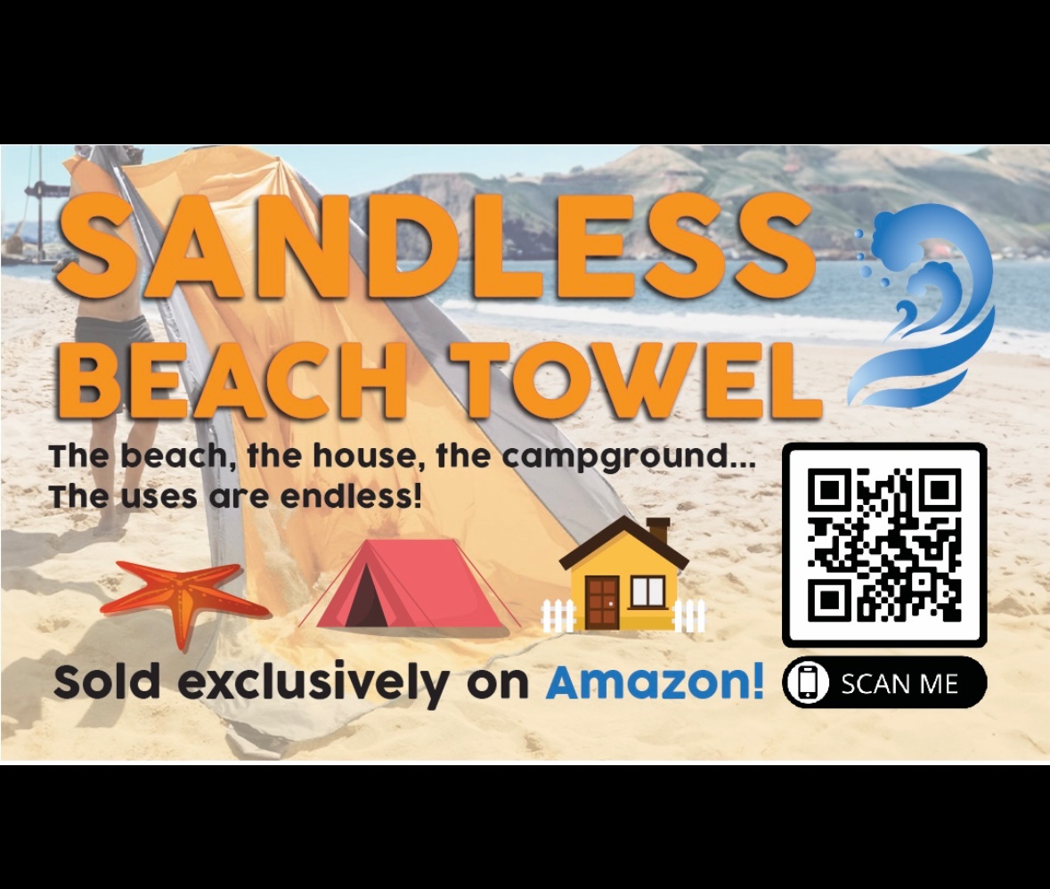 Trimkid's tweet photo. Tell a friend to tell a friend …… multiple uses from table covering, child’s play mat, camping tool, beach towel, bike cover…. The uses are endless…  Trimprinting/Amazon presents #sandlessbeachtowels https://t.co/k1xjmlBAxx https://t.co/0gAQFVc8Lm