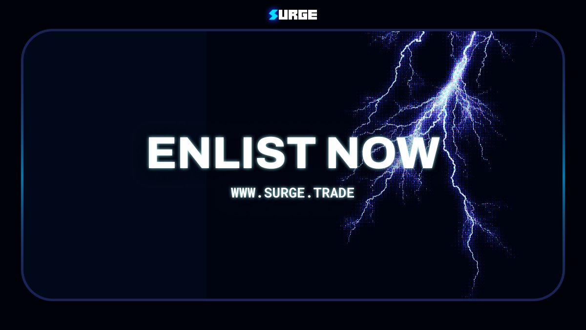 ⚡️ Attention Insurgents! ⚡️

Join the #SurgeRadix Revolution.

Prepare for the future of perpetual trading 🌩️

A collaboration by <a href="/CaviarNine/">CaviarNine</a> , <a href="/keyrock/"></a>  &amp; <a href="/SUPRA_Labs/">Supra</a> on <a href="/radixdlt/">Radix - Radically Different DeFi</a> ⚡️

This is not a launch; it's your call to arms 🌩️