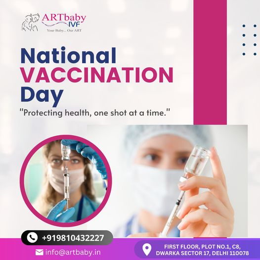 ARTbabyIVF's tweet photo. National Vaccination Day 
"Prevent illness, promote wellness - National Vaccination Day calls for action. Let's prioritize vaccination to safeguard our health and future."

#NationalVaccinationDay #VaccinesWork #Immunization #HealthForAll #PreventDisease #StayProtected https://t.co/u6Jx6D42aE