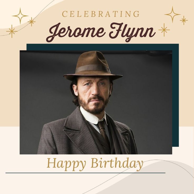 Happy Birthday @JeromeFlynn 🎂💖 #HappyBirthday #JeromFlynn #RipperStreet #gameofthrones #Yellowstone