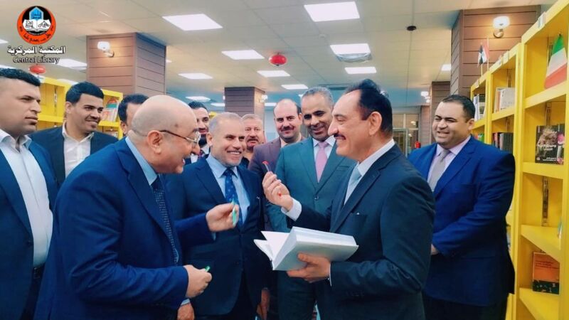 Receiving Prime Minister’s Educational Advisor and accompanying Educational Leaders uomosul.edu.iq/en/libcentral/… @UniversityofMos @cl_uom @4sayf #library #libraries #mosul #Iraq #Awareness #KNOWLEDGE #Humanity #services