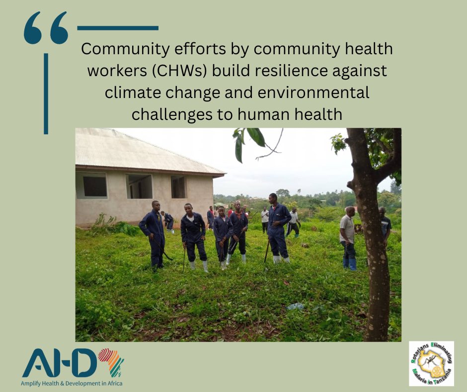 Community efforts by community health workers (#CHWs) build resilience against #ClimateChange and environmental challenges to human health. 

#EngageCHWs #HealthyCommunities