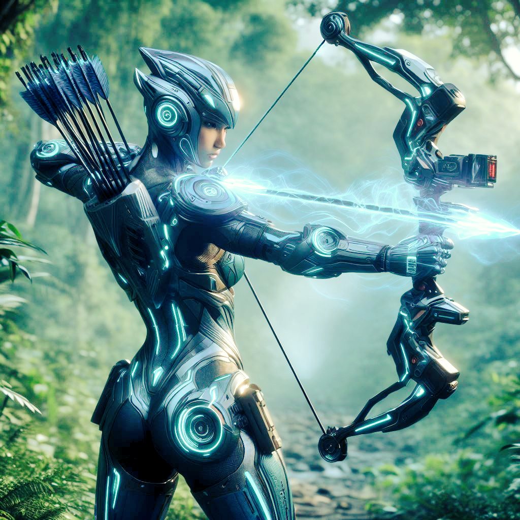 aiartad's tweet photo. 1️⃣ ⚔️ Prepare for battle with our fierce Asian warrior wielding a high-tech weapons! With a swift attack, she commands the battlefield, exuding strength and determination. 💥 #WarriorSpirit #HighTechHero #BattlefieldBeauty #AIart #AIgirls #AIArtwork #AIArtGallery #aiartcommunity https://t.co/caQHQcvY9k