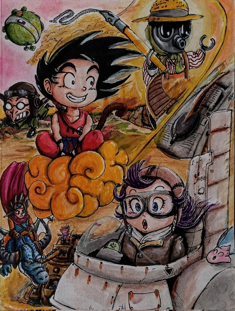 My tribute to the Late and Legendary Akira Toriyama, his works were a part of my childhood!
#akiratoriyama #akiratoriyamafan #thankyouakira #ripakiratoriyama #restinpeaceakiratoriyama  #traditionalart #dragonballz
