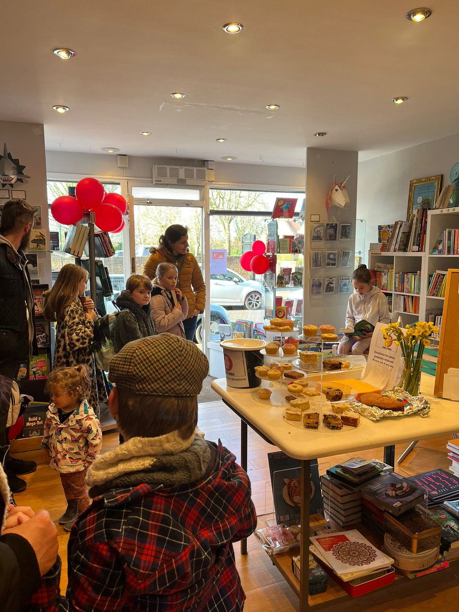 The youngest reader in yesterday's #readathon was Evie.
Thank you to her and all our other volunteer readers. We have so far raised around £700 for <a href="/comicrelief/">Comic Relief</a> both online and in the shop.
The amount raised keeps growing. Please donate here...
justgiving.com/fundraising/rn…