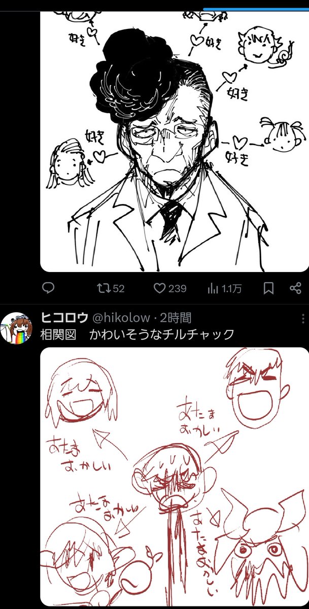 真下によく似た絵があった 