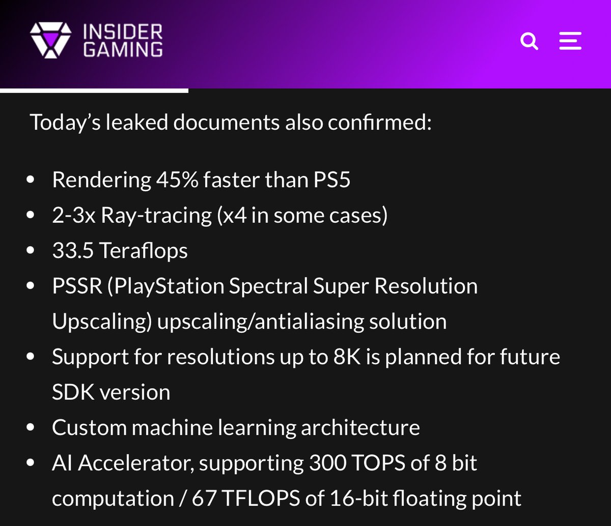 GTAVI_Countdown's tweet photo. GTAVI will most likely run at 1440p/60fps on the base PS5, while PS5Pro will be capable of running it at 4K/60fps with its PSSR tech (PlayStation Spectral Super Resolution Upscaling) that can upscale 1440p to 4K and maintain 60fps.

More details:
https://t.co/zGXDEcWNl7 https://t.co/1pEVmfNl9E