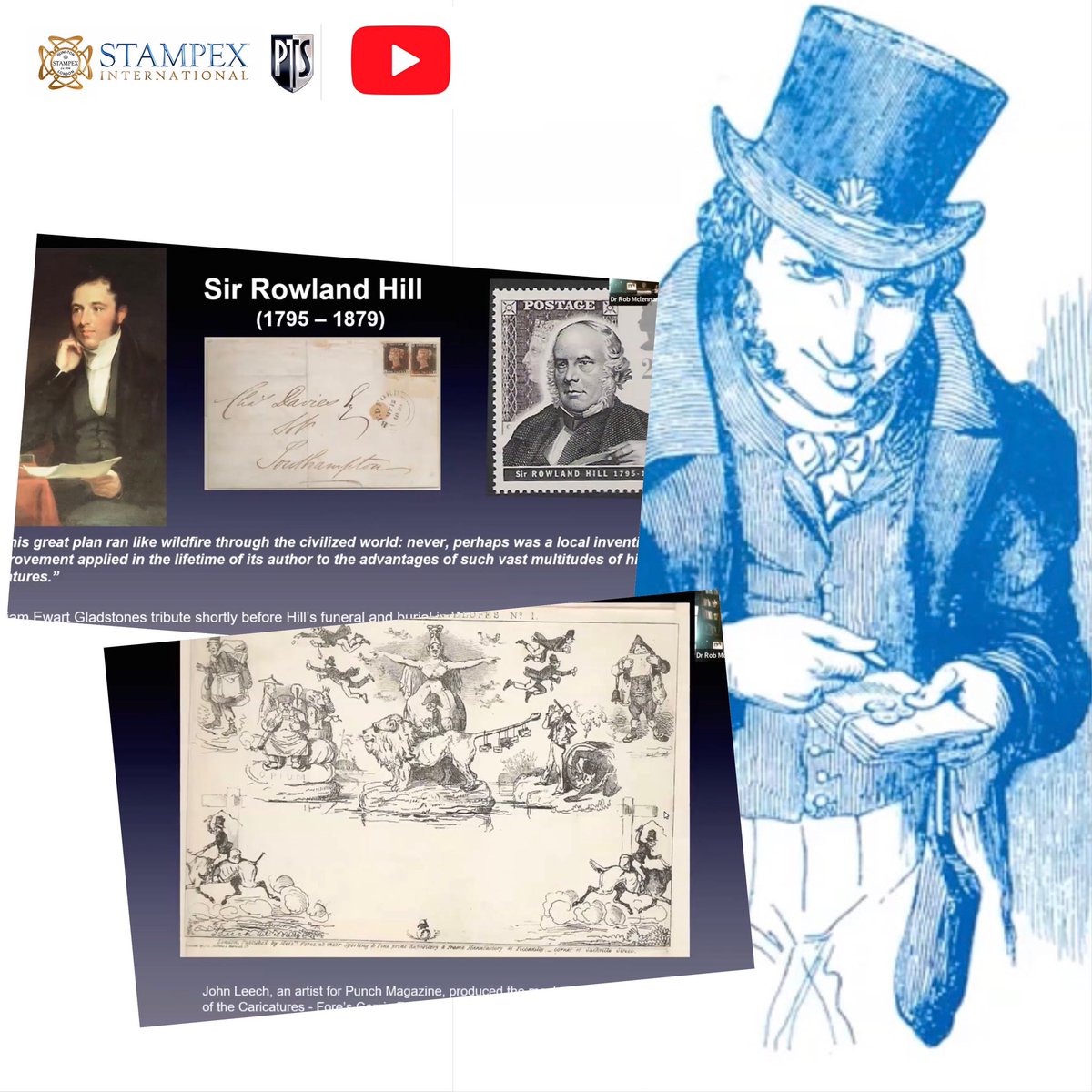 Watch the fascinating story of Rowland Hill, the founder of the adhesive postage stamp, told by his direct descendant, Dr. Rob McClennan-Smith. youtu.be/4UD7U-By47I?si… Don’t forget to subscribe to our YouTube channel @ptsandstampex to see our next upload! This Talk was…
