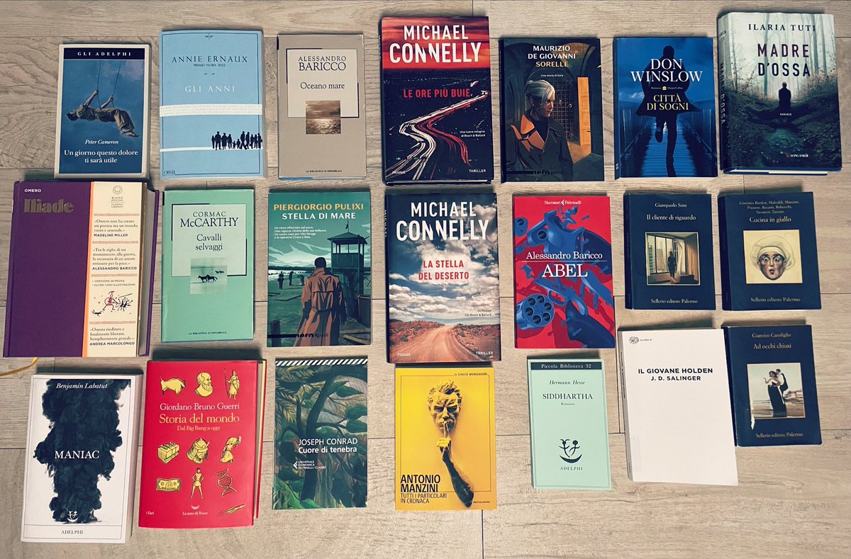 Letture invernali 📖 
#libri #libro #leggere #leggeresempre #book #lettura #libridaleggere #follipergialli
@bariccoale @Connellybooks @MdGOfficial @donwinslow @Ilaria_Tuti @Pulixi82 @GiampaSimi @GianricoCarof @sellerioeditore @lanavediteseoed @adelphiedizioni @Einaudieditore