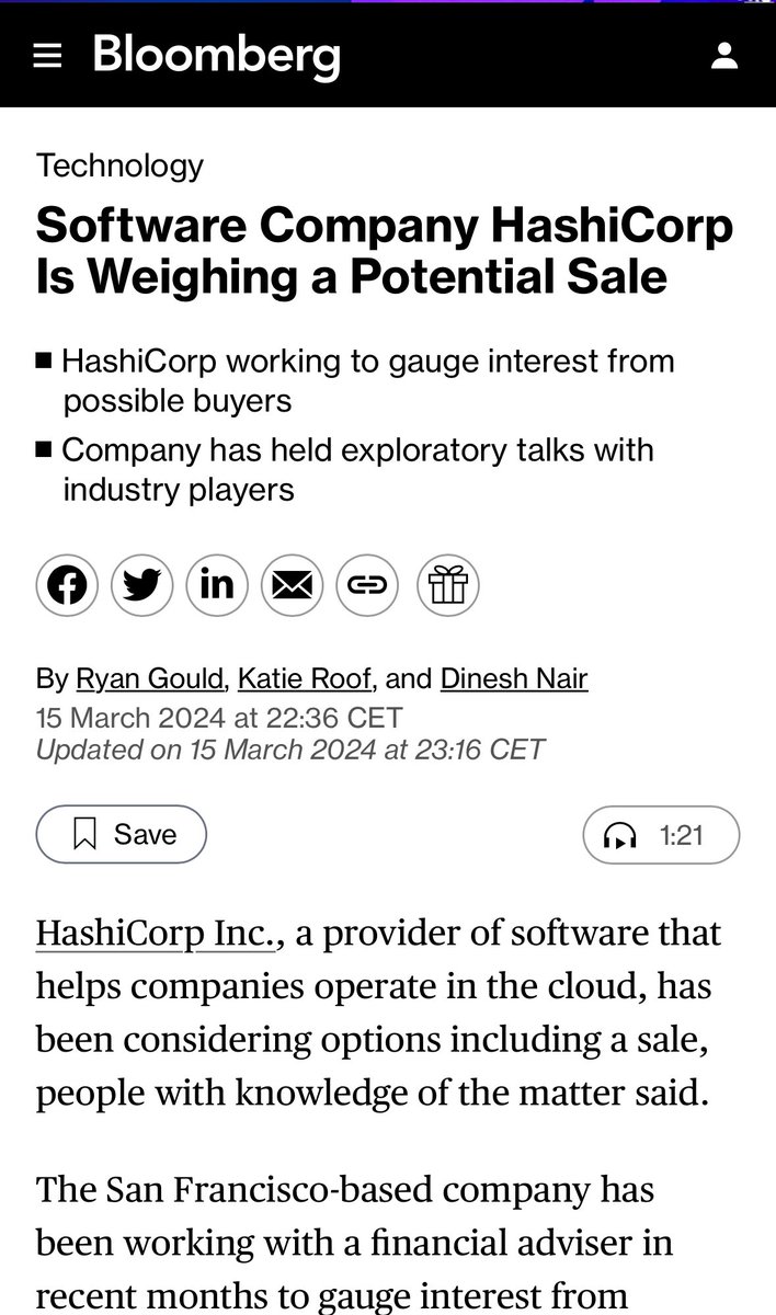 GergelyOrosz's tweet image. HashiCorp’s whole business model is (was?) built on building and selling permissive open source infra products: and has been a success story, going public late 2021.

But what if permissive open source-based businesses were a ZIRP phenomenon? Increasingly looks like this, sadly.